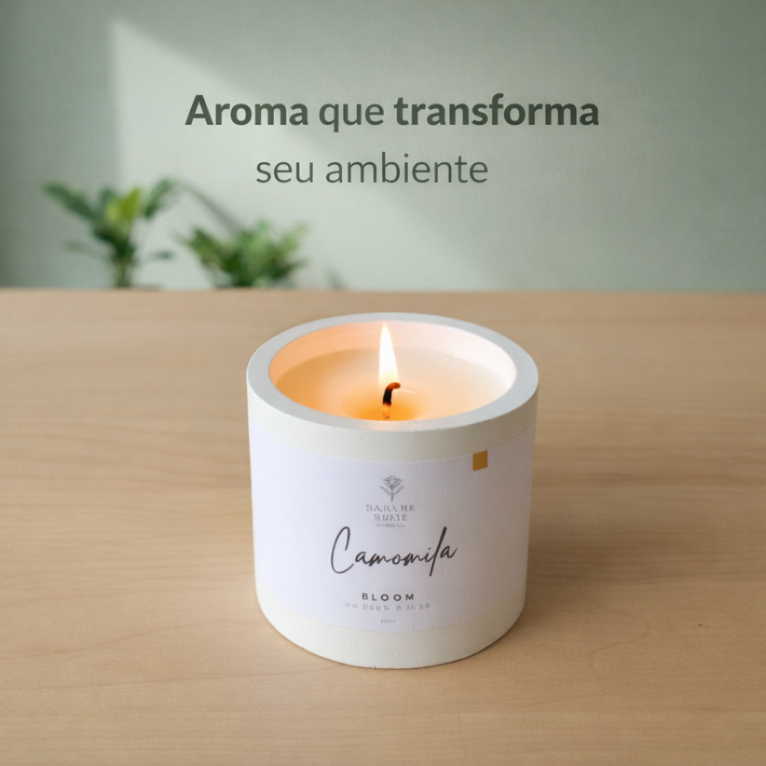 Vela Aromática de Lavanda 150g - Linha Bloom